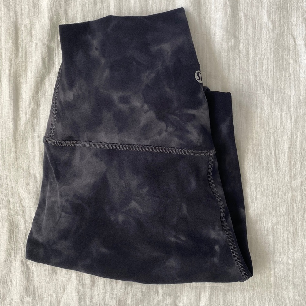 Lululemon Align High-Rise Pant/Leggings 25” in Diamond Dye pitch Graphite Grey